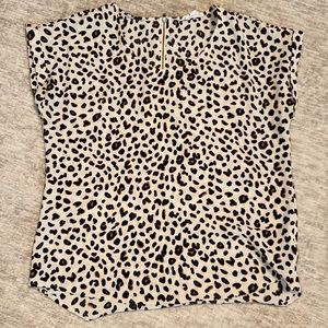 Leopard Print Blouse 🤍